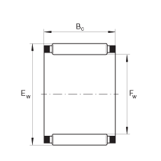 滾針及保持架組件 K195X205X37, 根據(jù) DIN 5405-1/ISO 3030 標(biāo)準(zhǔn)